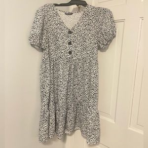 Polk a dot Ruffle Dress